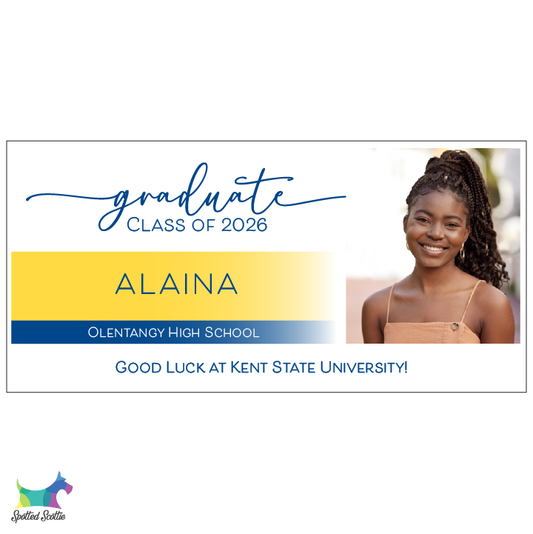 Graduation banner - design E