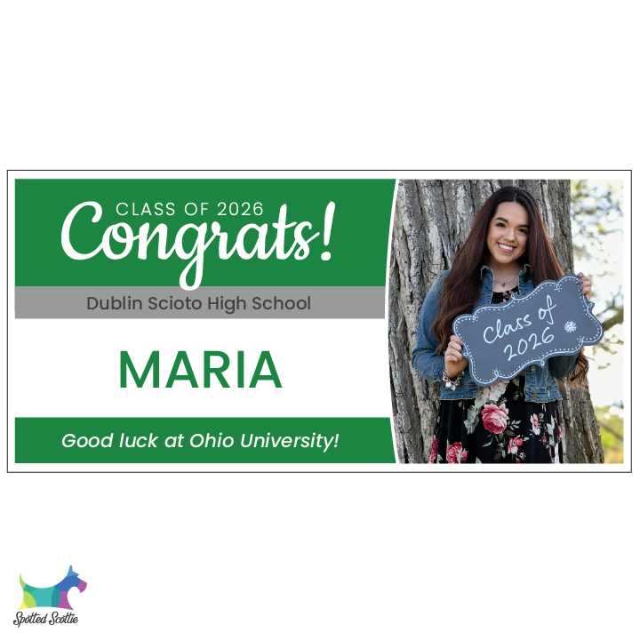 Graduation banner - design B