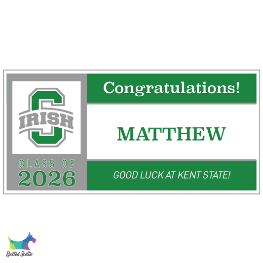 Graduation banner - design F