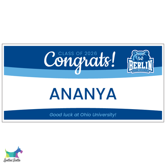 Graduation banner - design H