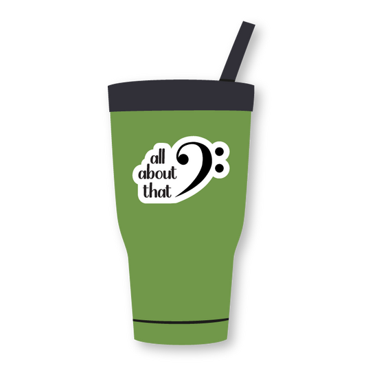 All about that bass sticker