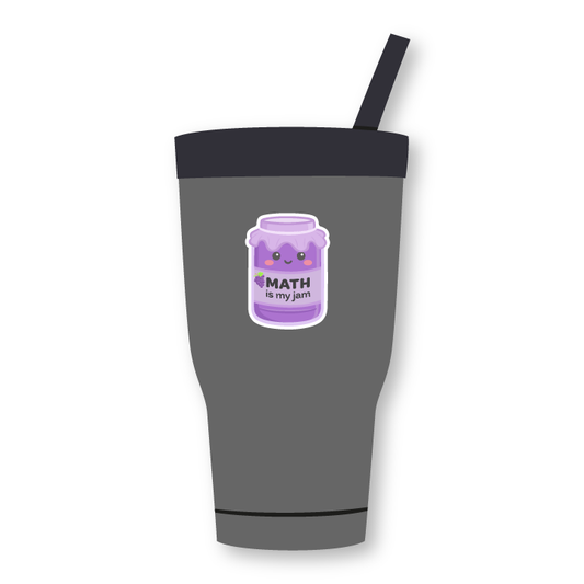 Math is my jam sticker