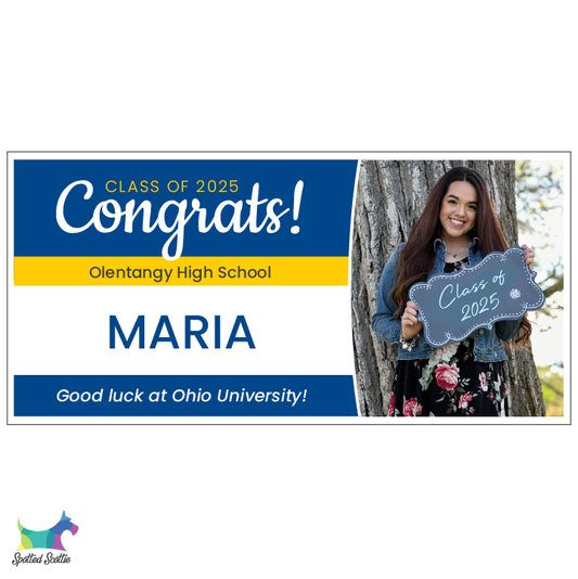 Graduation banner - design B