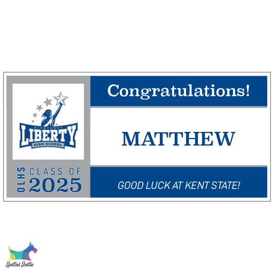 Graduation banner - design F