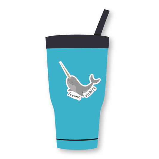 Feeling stabby sticker