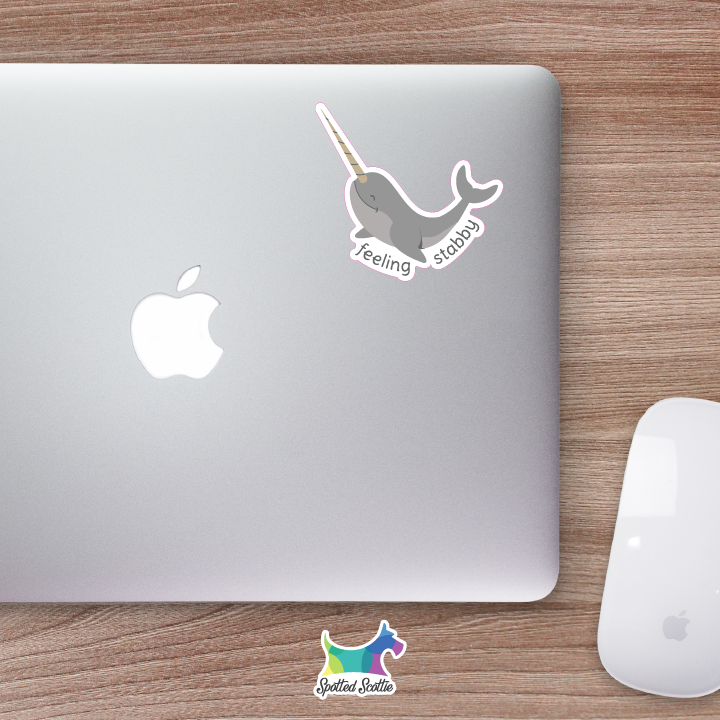 Feeling stabby sticker