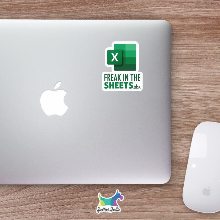 Freak in the sheets sticker