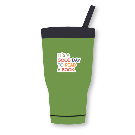 It's a good day to read a book sticker