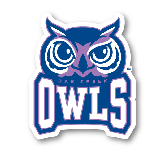 Oak Creek Owls Elementary School Stickers