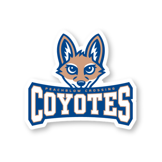 Peachblow Crossing Coyotes Elementary School Stickers