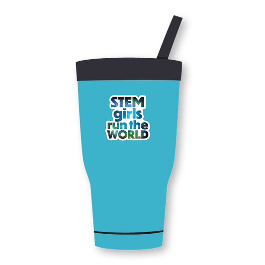 STEM girls run the world sticker