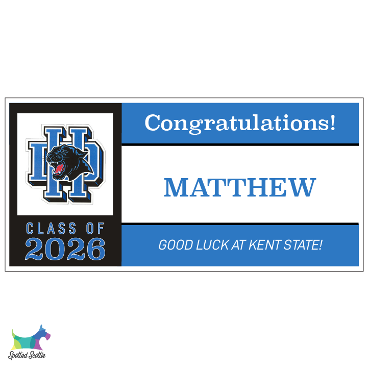 Graduation banner - design F