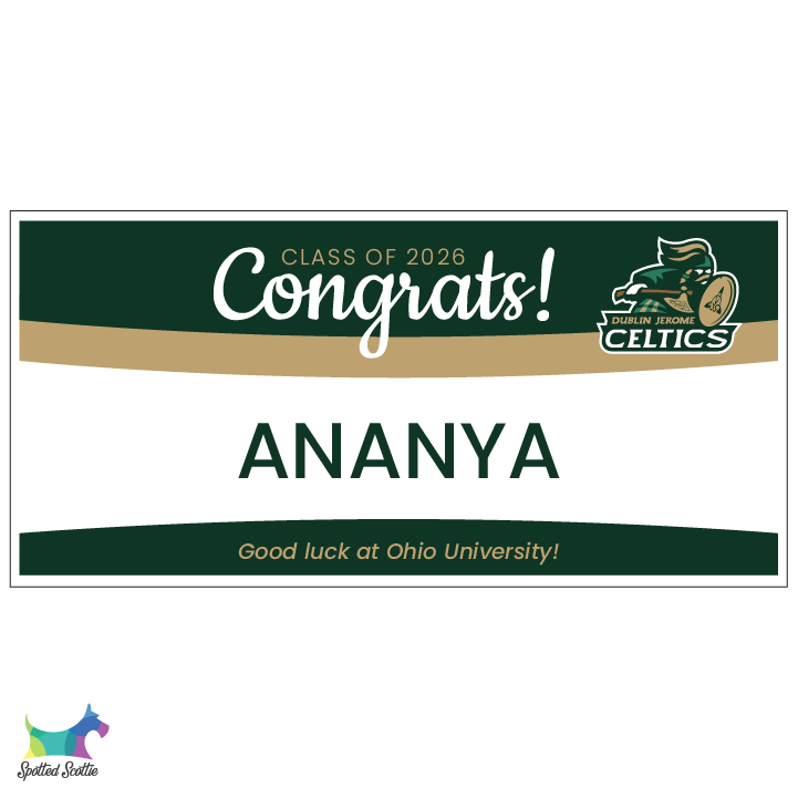 Graduation banner - design H