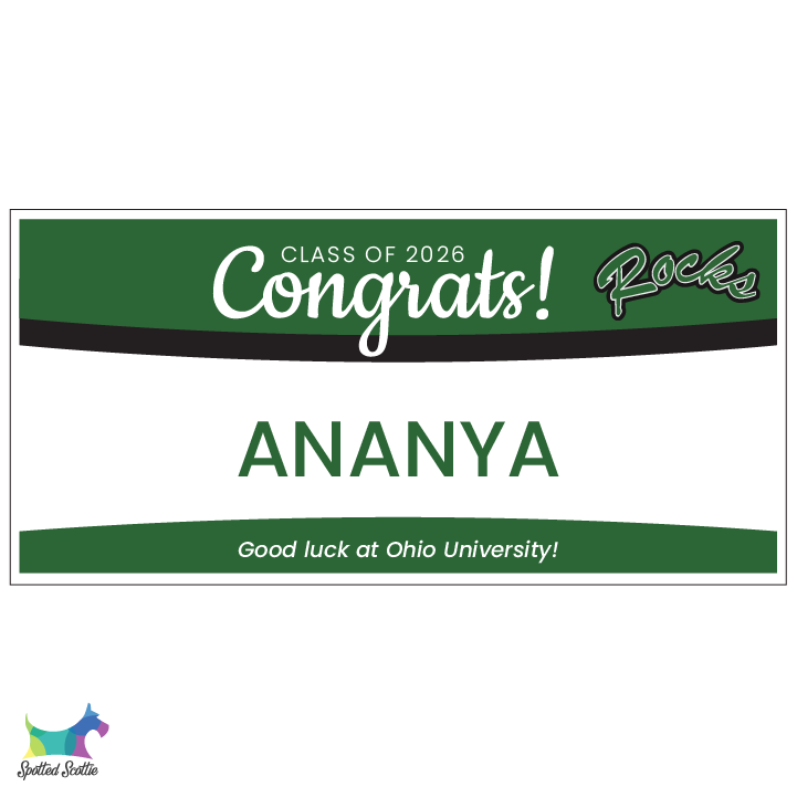 Graduation banner - design H