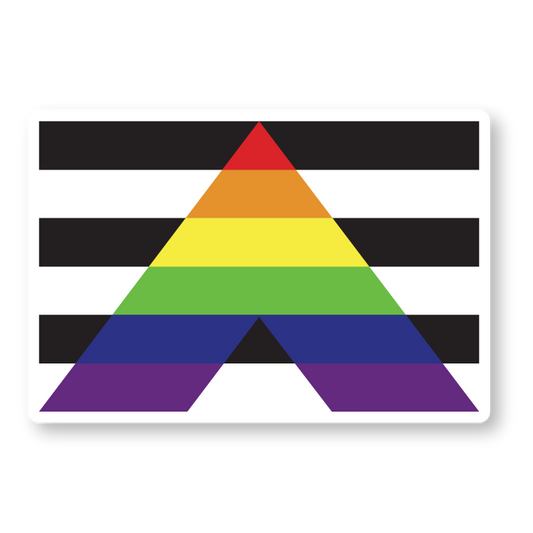 Pride flag stickers