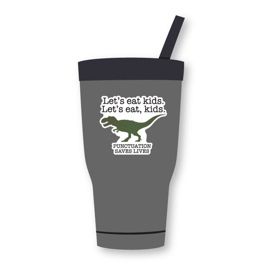 Let's eat kids sticker