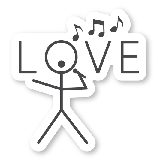 Love (singing) sticker
