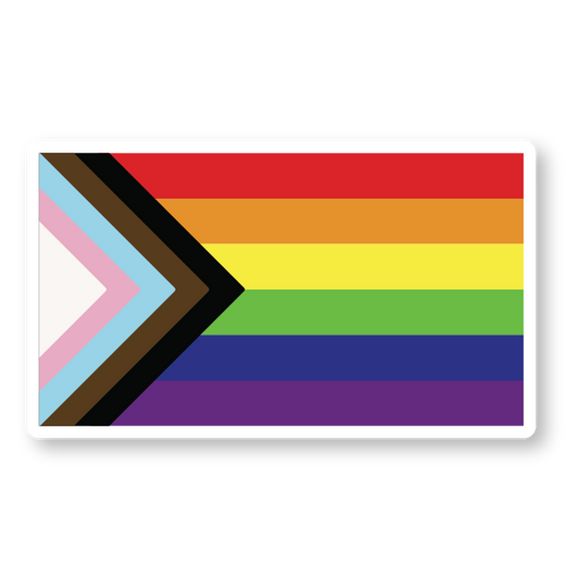 Pride flag stickers