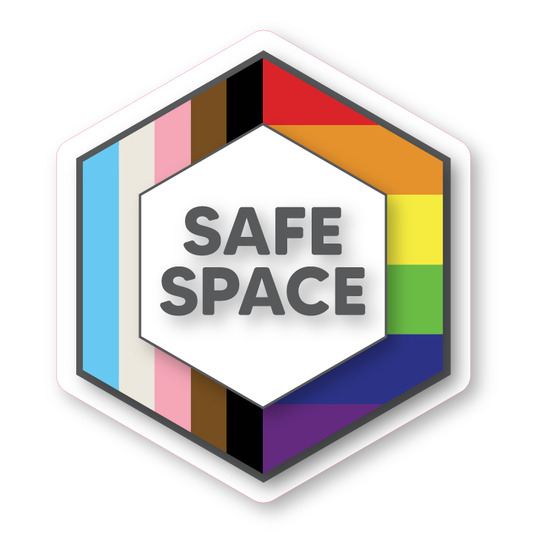 Safe space sticker