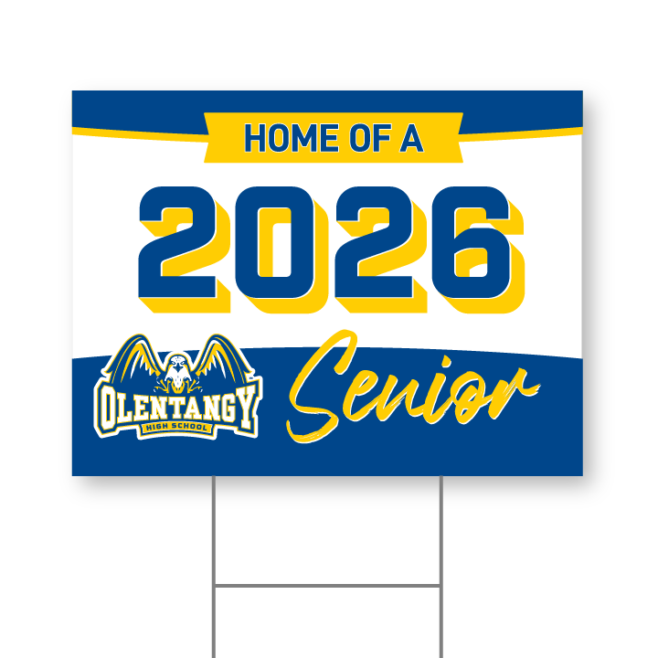 2026 Senior yard sign