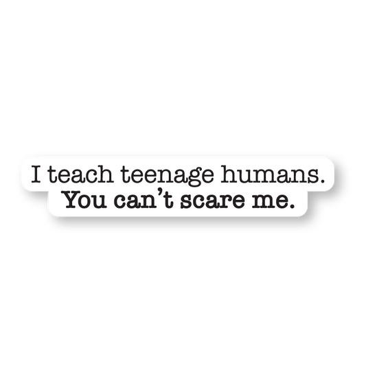 I teach teenage humans sticker